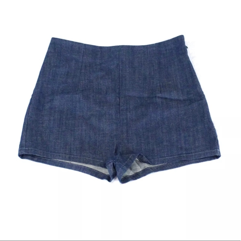 Clayton Women's Shorts BlueDenim High-Rise NWT